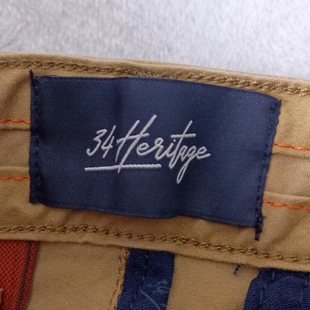 34 Heritage Charisma Chino Tan Khaki Comfort Rise Classic Fit Pants Mens 40x32